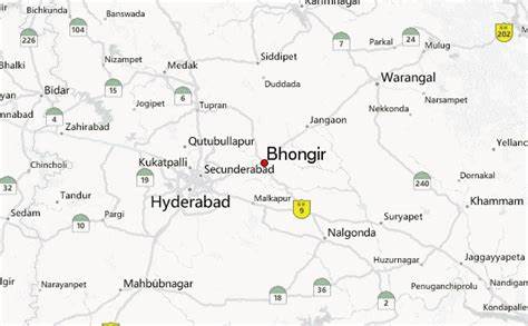 Bhongir location