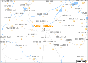 Shadnagar map