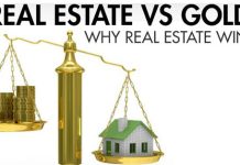 RealEstate versus Gold