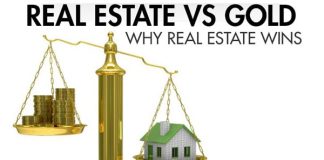 RealEstate versus Gold
