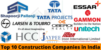 top 10 construction companies In India