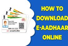 Aadhar download online