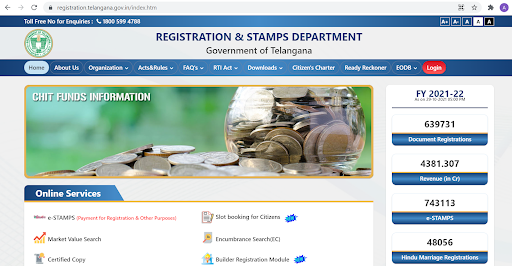  IGRS Telangana portal