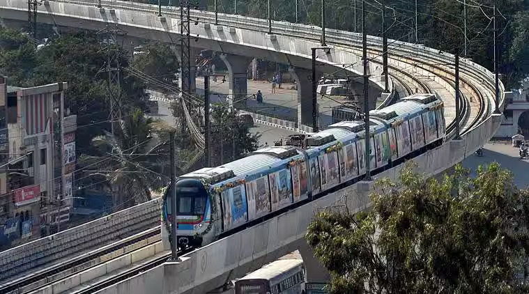 Hyderabad's new metro line