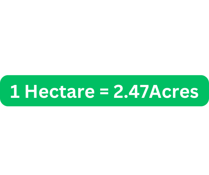 Hectare to Acre Convert Online Bigproperty.in