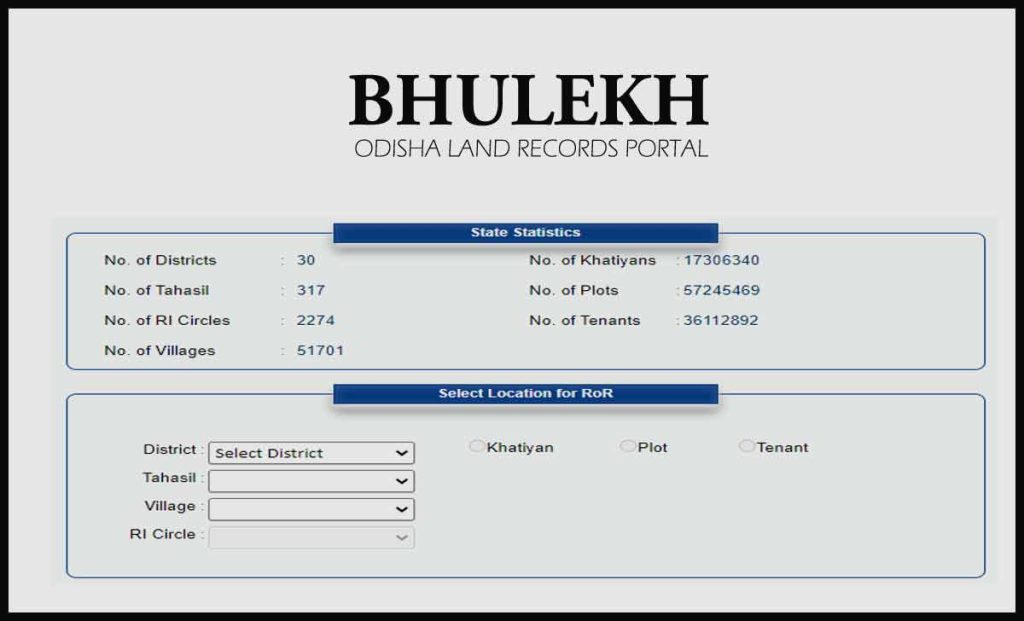 Bhulekh Land Records