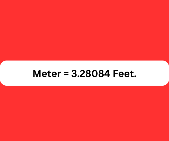 meter to feet