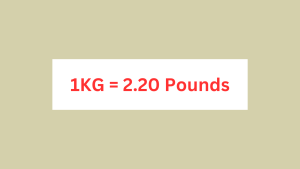 1kg in pounds