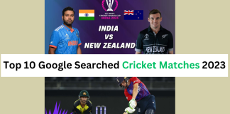 top searched cricket matches 2023