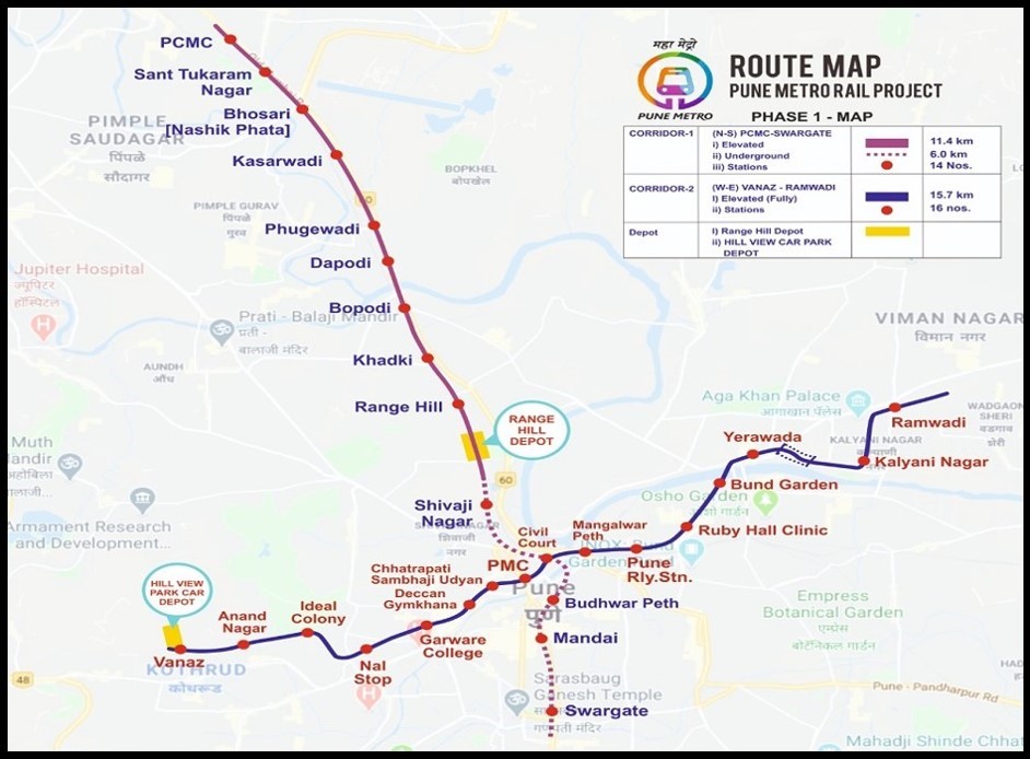 Pune Metro Map