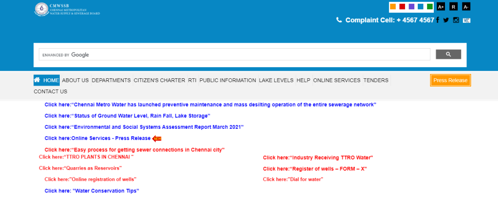 Chennai Water Tax