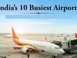 top 10 busiest airport in the india