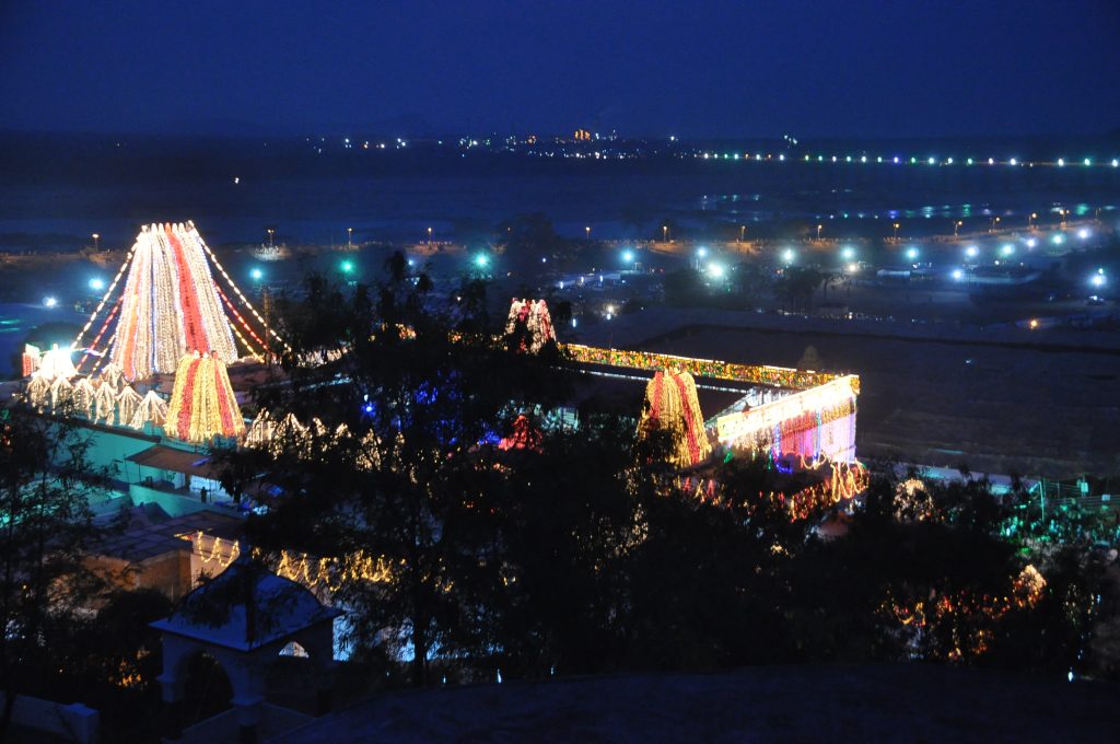 Bhadrachalam temple view night