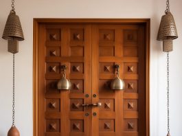 Puja room door designs