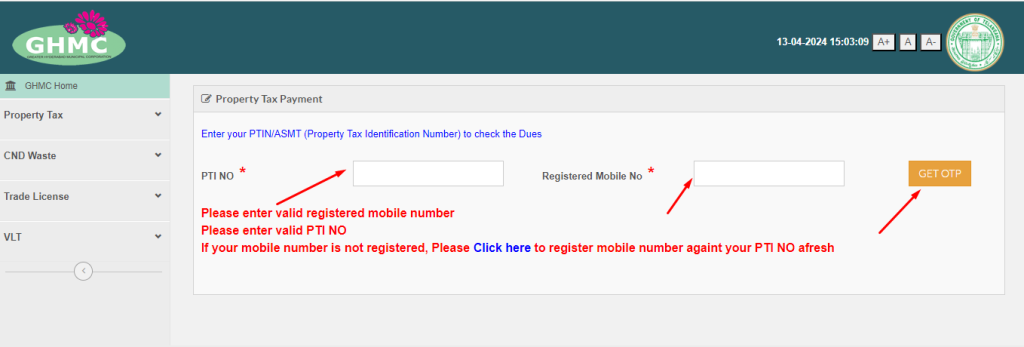 GHMC tax payment