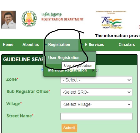 TNREGINET Registration