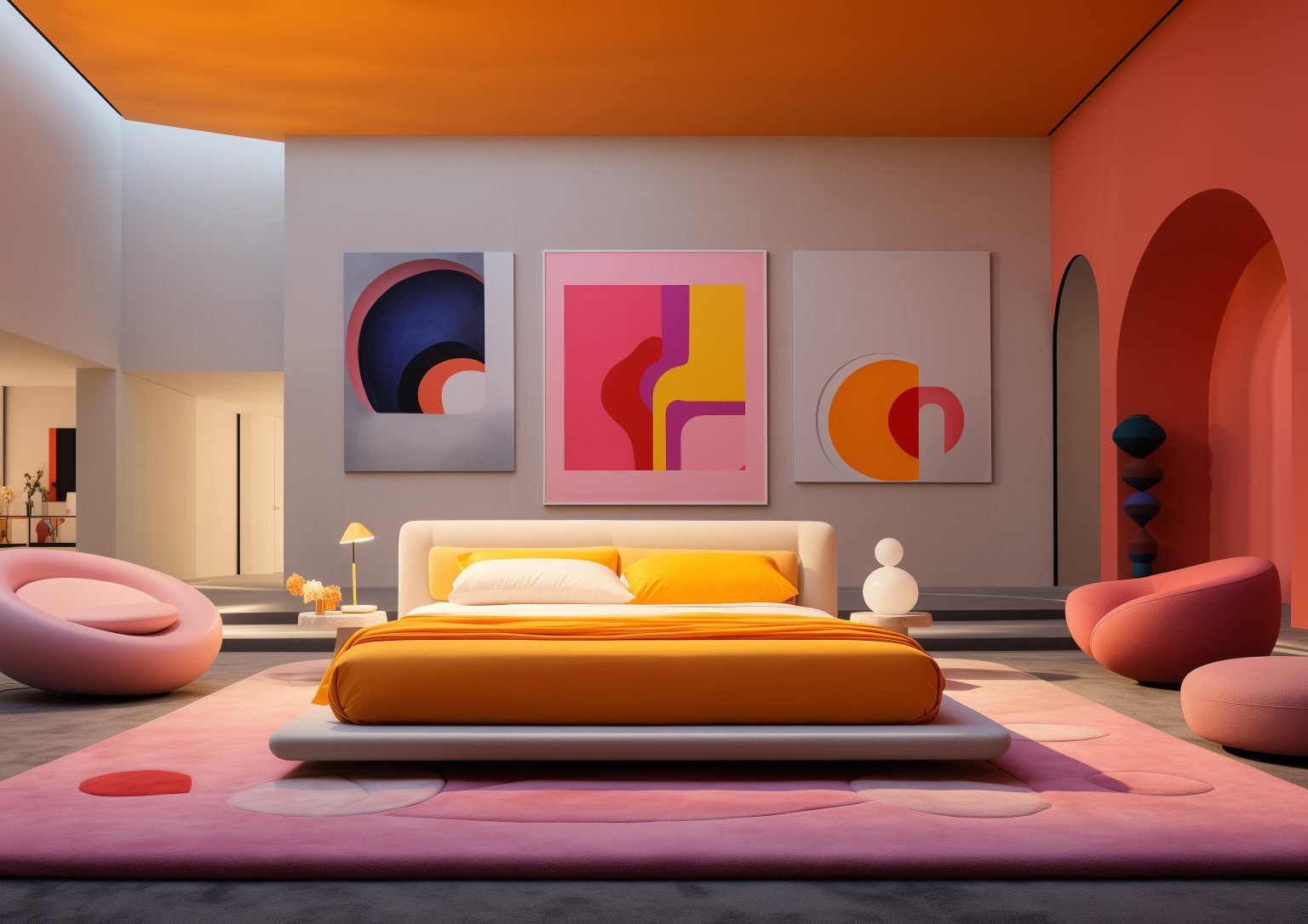 Best Interior designs for duplex house with furniture and lightening