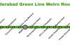 Hyderabad Green Line Metro Routes