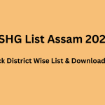 SHG List Assam