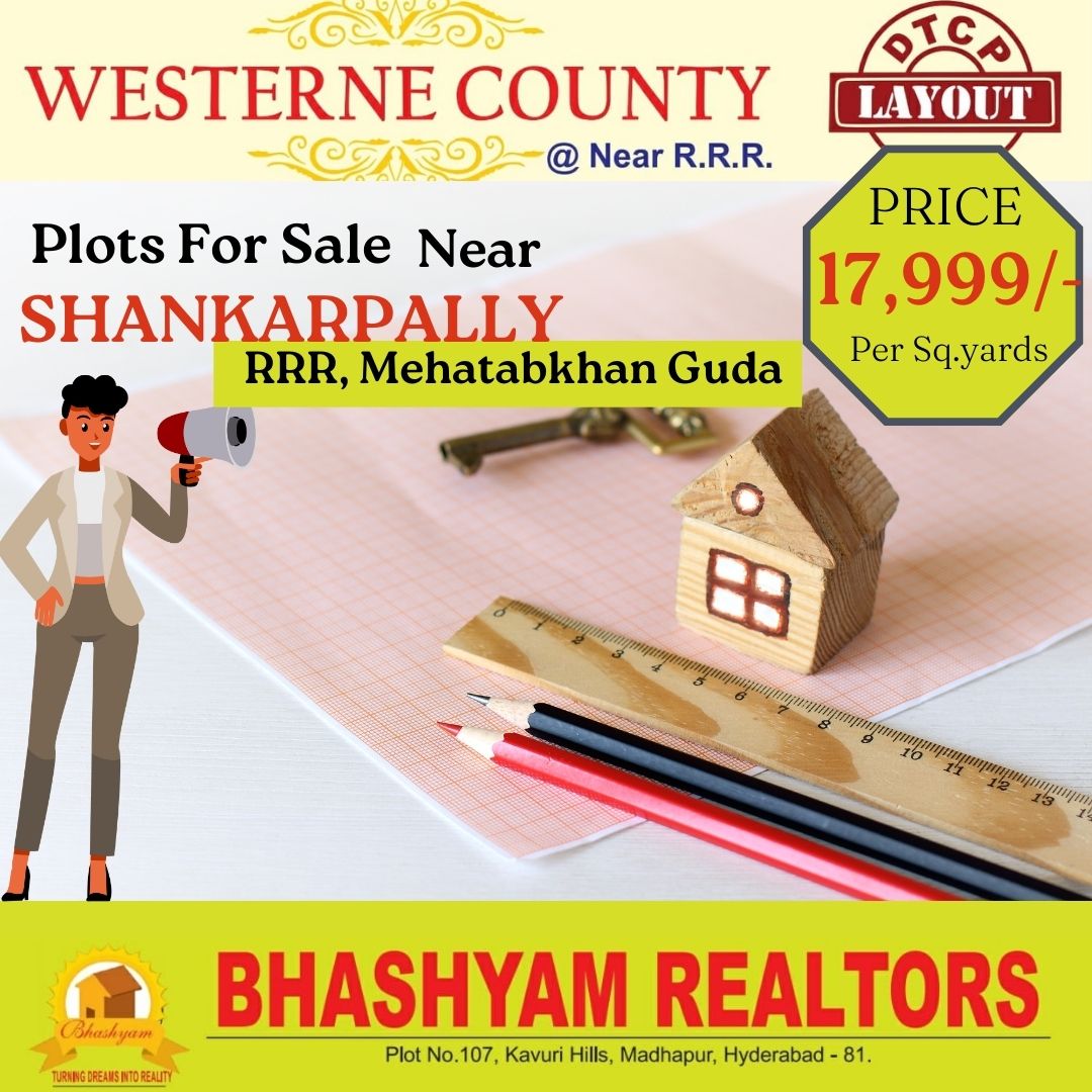 Bhashyam Westerene County plots for Sale in Nawabpet, Rangareddy