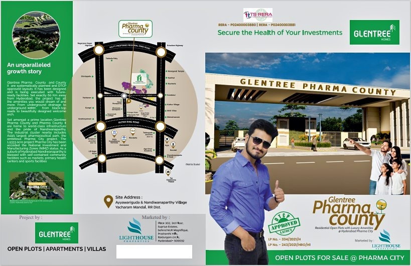 Resindential Plots for sale in Yacharam