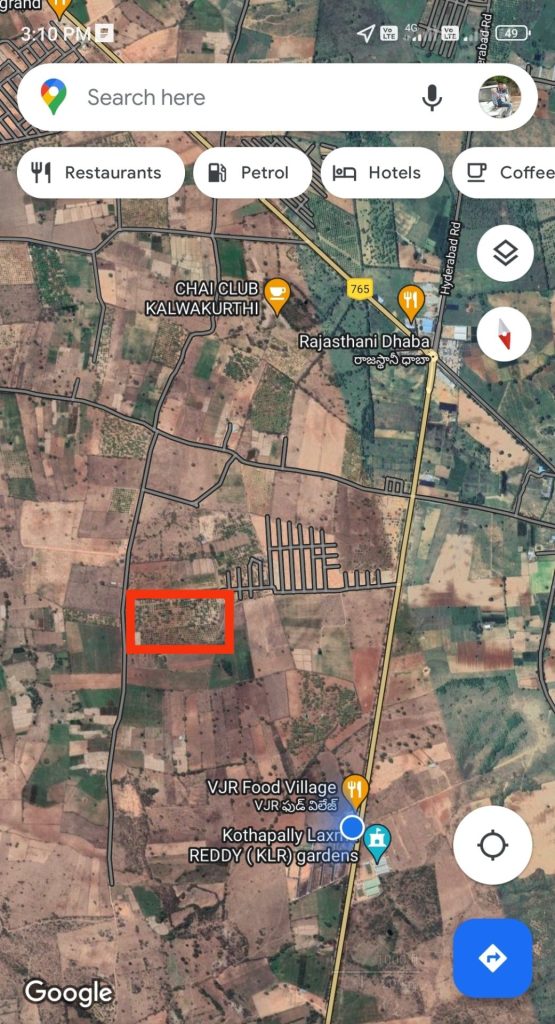 Farm Land For Sale in Kalwakurthy